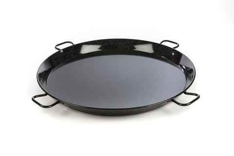 80cm Catering Enamelled Steel Paella Pan (30-40 Portions)