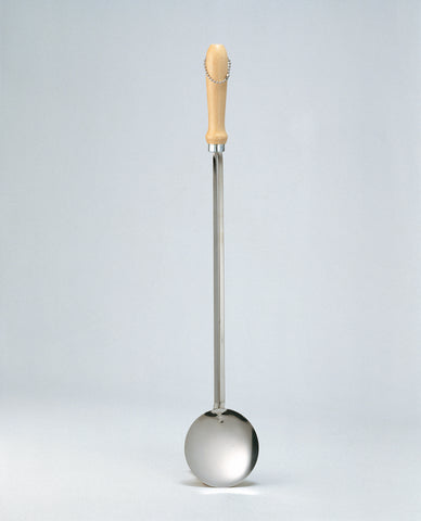Stainless Steel Paella Spoon with Beech Handle (12cm x 50cm)