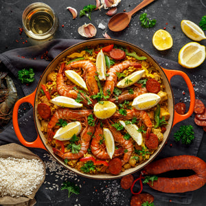 Chicken, Chorizo & Prawn Paella Recipe