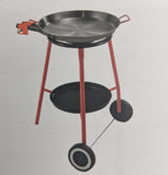 Andreu Wheel Trolley Paella Gift Set (Includes Enamelled Pan, Burner & Wheel Trolley Legs)