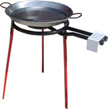 50cm Professional Spanish Paella Set (Polished Steel) - Serves 12-14