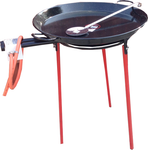 65CM CATERING PAELLA COOKING SET ENAMELLED STEEL (OUTDOOR) - SERVES 18-24