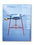 60CM MIRADOR POLISHED STEEL PAELLA GIFT BOX SET SERVES 16-18