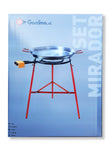 60CM MIRADOR ENAMELLED STEEL PAELLA GIFT BOX SET (OUTDOOR) SERVES 16-18