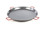 90CM CATERING POLISHED STEEL PAELLA PAN (40-60 PORTIONS)