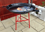 100CM CATERING PAELLA COOKING SET ENAMELLED STEEL (OUTDOOR) - SERVES 60-90