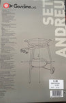 Andreu Wheel Trolley Paella Gift Set (Includes Enamelled Pan, Burner & Wheel Trolley Legs)