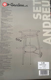 Andreu Wheel Trolley Paella Gift Set (Includes Enamelled Pan, Burner & Wheel Trolley Legs)