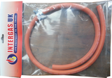 Flexible Gas Hose (1m) Including Clips