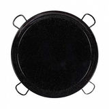 80cm Catering Enamelled Steel Paella Pan (30-40 Portions)